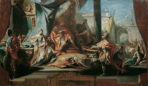 Die Großmut des Scipio, 1740, Carlo Carlone