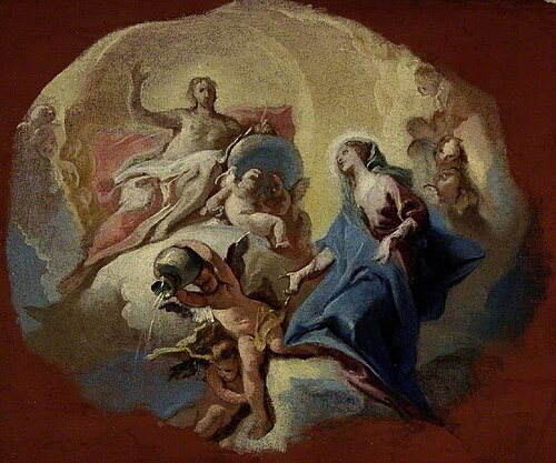 The Triumph of the Virgin, , Carlo Carlone