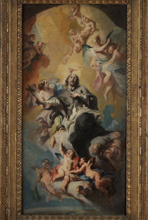 The Crowning of St. John Nepomuk, , Carlo Carlone