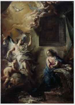 The Annunciation, 1749, Carlo Carlone