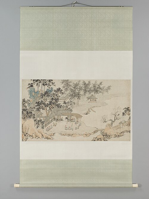 Enjoyment of Chrysanthemums, 1753, Hua Yan