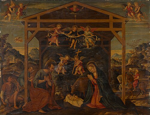 The Birth of Christ, 1565, Francesco Iii da Santacroce