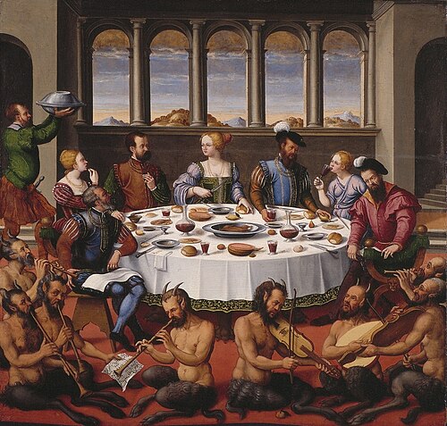 Maaltijd, 1540, Francesco Iii da Santacroce