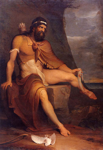 Philoctetes on the Island of Lemnos, 1770, James Barry