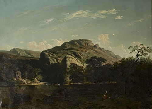 Paisaje de bosque y río, 1862, Carlos de Haes