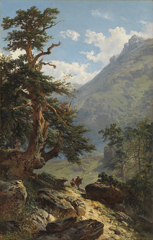 The Lane, 1871, Carlos de Haes