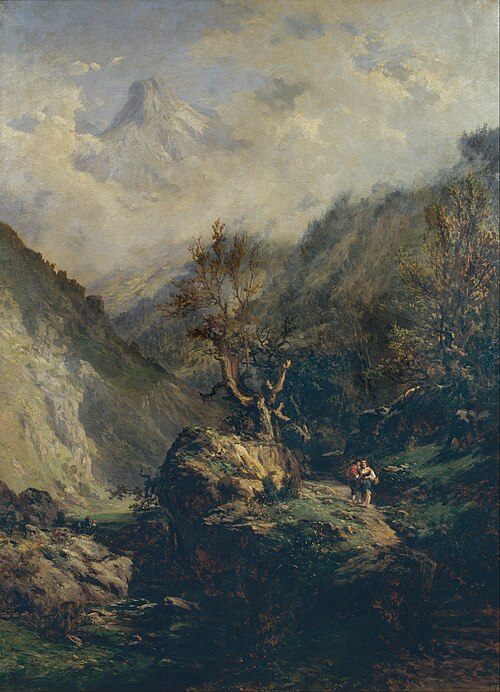 Mountains in Asturias, 1872, Carlos de Haes