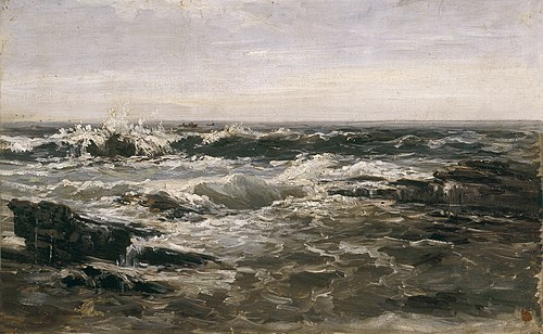 Rompientes (Lequeitio), 1872, Carlos de Haes