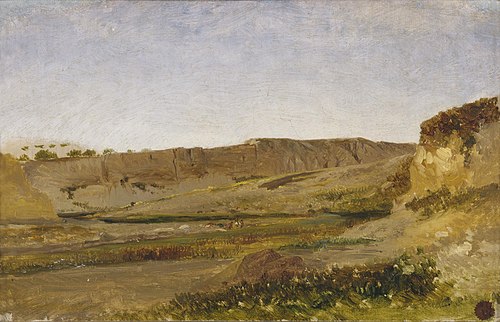 Orillas del Vinalopó (Elche), 1861, Carlos de Haes