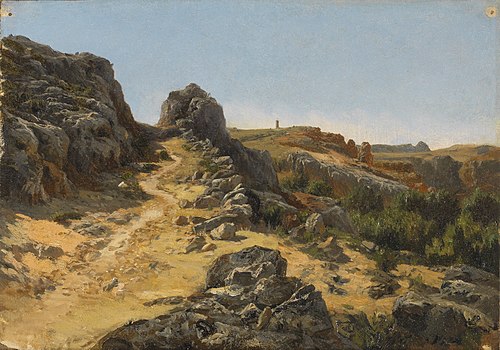 Cercanías del Monasterio de Piedra, 1857, Carlos de Haes
