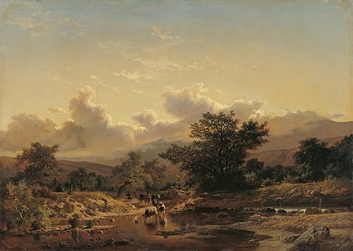 Landscape with Drove of Cows, 1859, Carlos de Haes