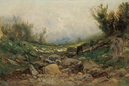 Mountain Landscape, 1872, Carlos de Haes