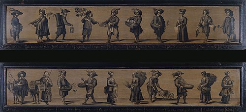 Les Cris de Paris (P1061-3), 1634, A. Doy