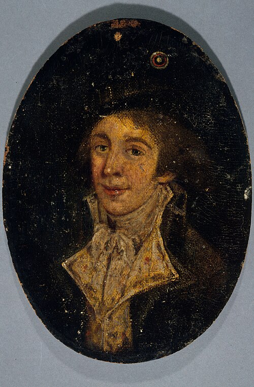Portrait d'homme, autrefois présumé Le Peletier de Saint-Fargeau, 1789, F. A. Bourgeois