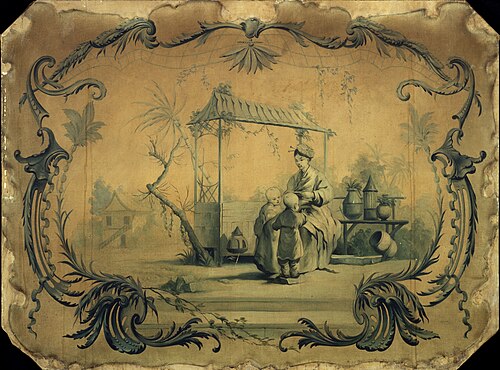 Chinoiserie, à la manière de Boucher, 1915, Félix Boutreux