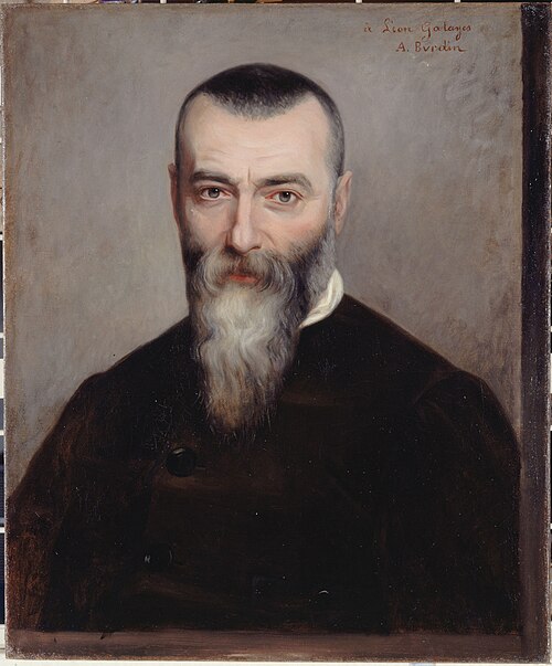Portrait d'Alphonse Karr (1808-1890), journaliste et écrivain, 1865, Amélie Burdin