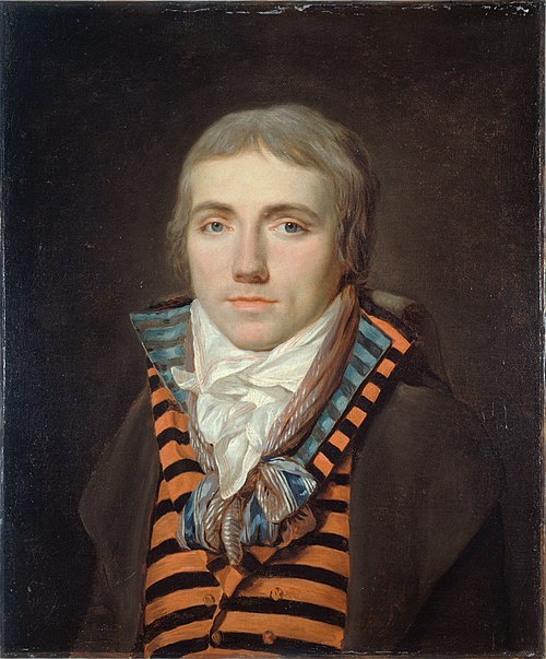 Portrait de Jean-Louis Laya (1761-1833), auteur dramatique, 1795, Louis Landry