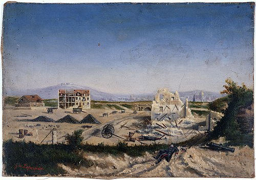 Le Fort de Vanves, pendant la guerre de 1870, 1870, Gaston de Laperrière