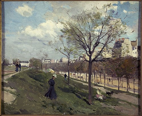 Les Fortifications, boulevard Gouvion-Saint-Cyr, 1902, Ferdinand Marks