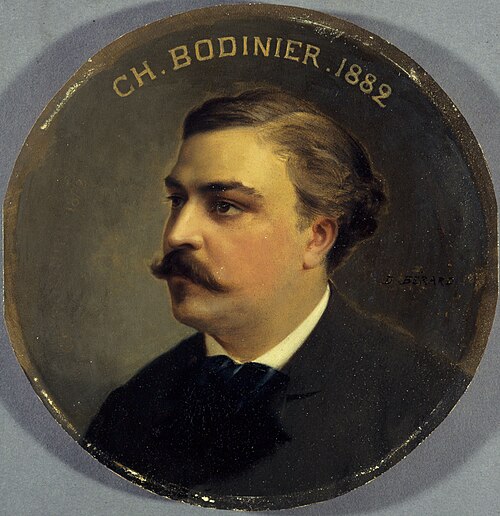 Portrait de Charles Bodinier (1844-1911), caissier de la Comédie-Française, 1883, Daniel Bérard