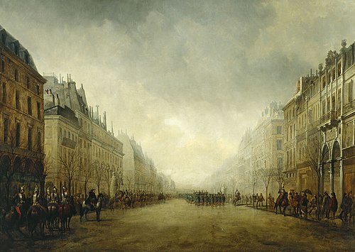Revue passé par le Prince-Président sur les Grand Boulevards, 1852, Gustave-Edward Barry