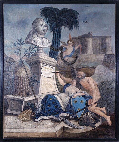 Glorification de Louis XVI, "père des français et roi d'un peuple libre", 1791, Dubois
