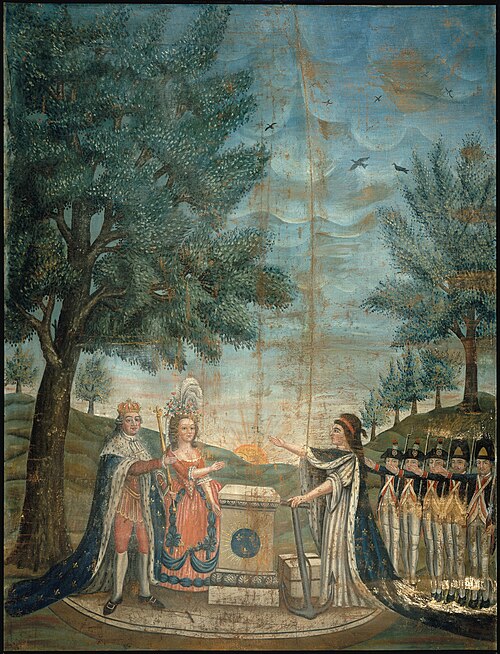 Serment du roi, de la reine et de la garde nationale à la Patrie, 1791, Dubois