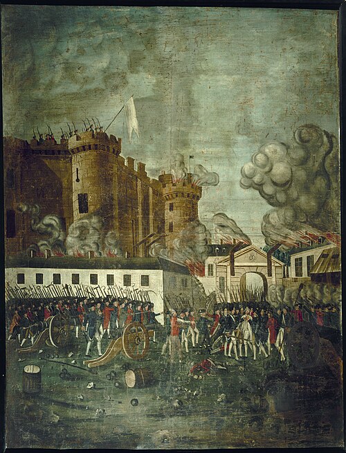 La Prise de la Bastille. Arrestation de M. de Launay, 1791, Dubois