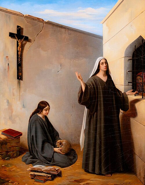 Sainte Marane et sainte Cyre, 1844, Augusta Lebaron-Desves