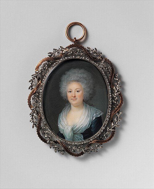 Portrait de femme, 1790, Maximilien Villers