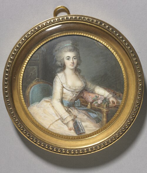 Portrait de femme, 1780, Maximilien Villers