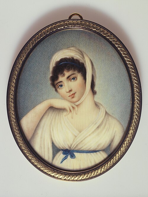 Jeune femme en turban blanc, 1810, G.-E. Lami