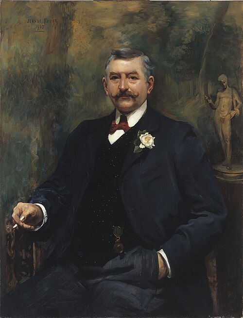 Portrait d'Ernest Cognacq, 1903, Jeanne-Magdeleine Favier
