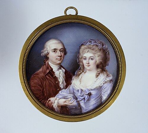 Portrait présumé du marquis et de la marquise de Beauharnais, 1801, Jacques Lebrun