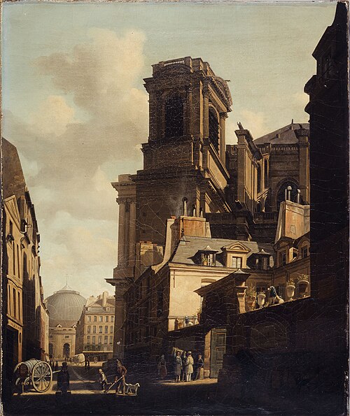 La rue du Jour en 1837, 1837, Lambert Nollé
