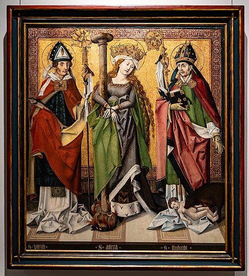 Ulrich von Augsburg, Afra von Augsburg und Simpertus von Augsburg, 1492, Thoman Burgkmair