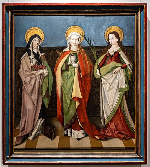 Odilia von Hohenburg, Maria Magdalena und jungfräuliche Märtyrerin, 1492, Thoman Burgkmair