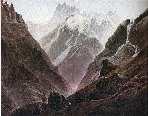 Hochgebirge (Schweizer Landschaft), 1824, Caspar David Friedrich