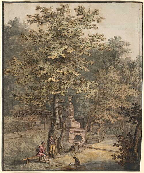 Die Luisenquelle in Frederiksdahl, 1797, Caspar David Friedrich