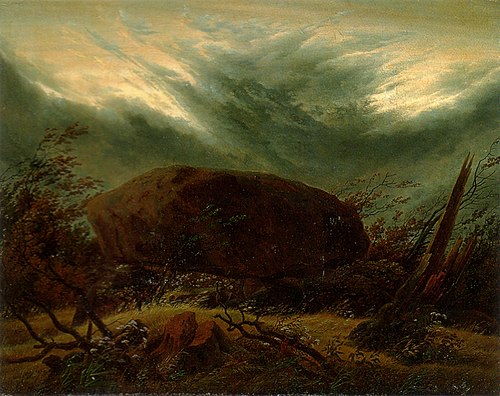 Tombeau hun à l'automne, 1820, Caspar David Friedrich