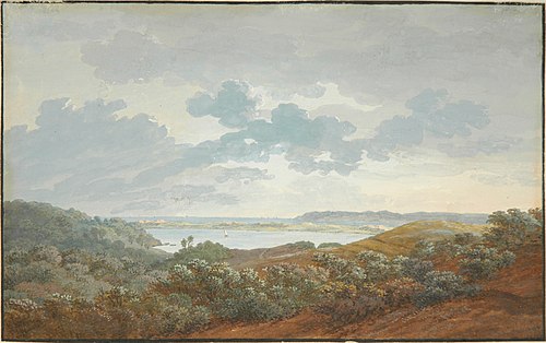 Paysage de Rügen avec baie, 1802, Caspar David Friedrich
