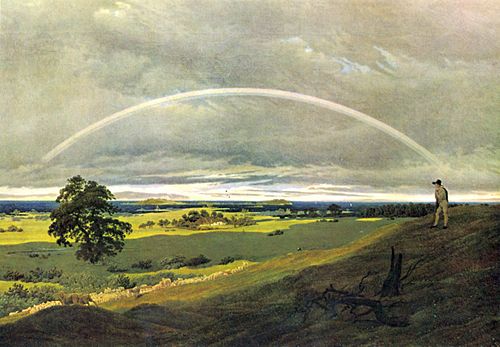 Paysage avec arc-en-ciel, 1809, Caspar David Friedrich