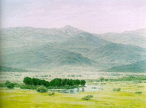 Paysage dans les Monts des Géants, 1798, Caspar David Friedrich
