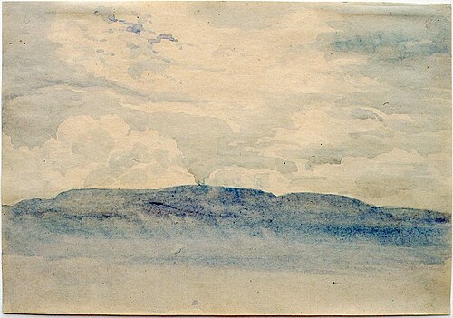 Montagne dans le brouillard matinal, 1810, Caspar David Friedrich