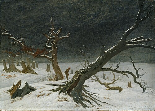 Paysage d'hiver, 1811, Caspar David Friedrich