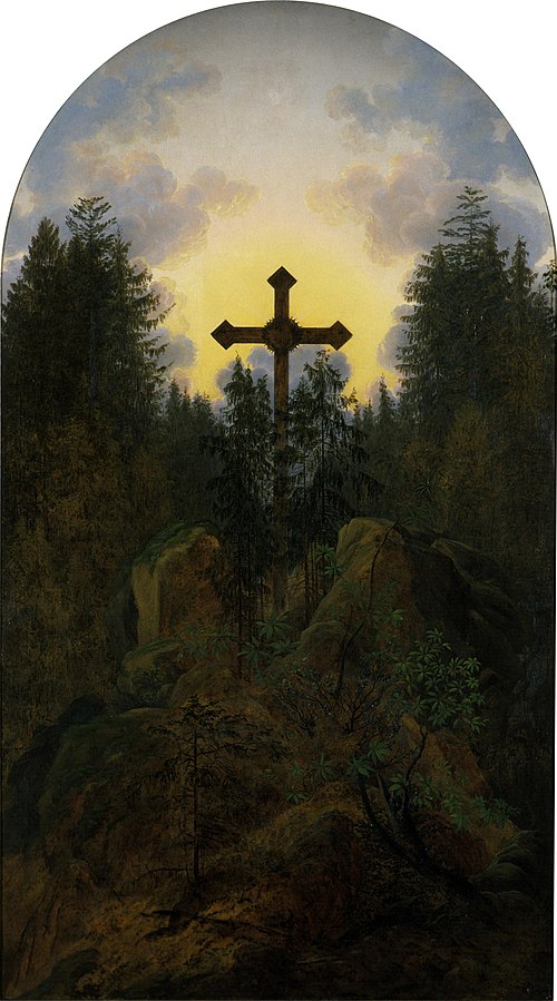 Croix dans la montagne, 1822, Caspar David Friedrich