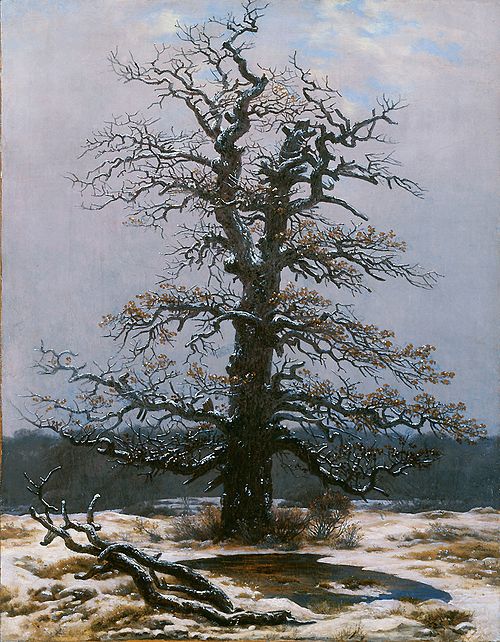 Oak in the Snow, 1827, Caspar David Friedrich