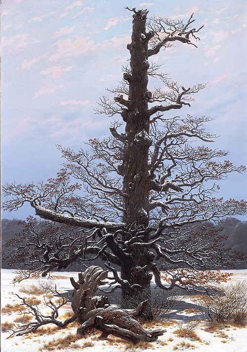 The Oaktree in the Snow, 1829, Caspar David Friedrich
