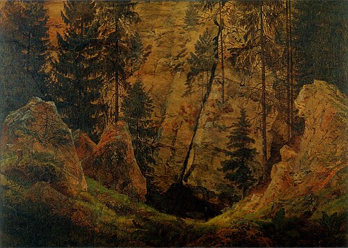 Rocky Valley, 1813, Caspar David Friedrich
