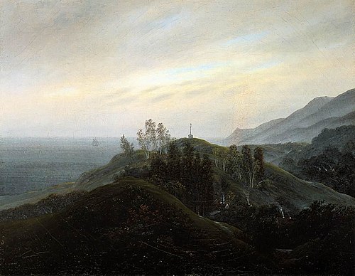 Vue sur la mer Baltique, 1820, Caspar David Friedrich
